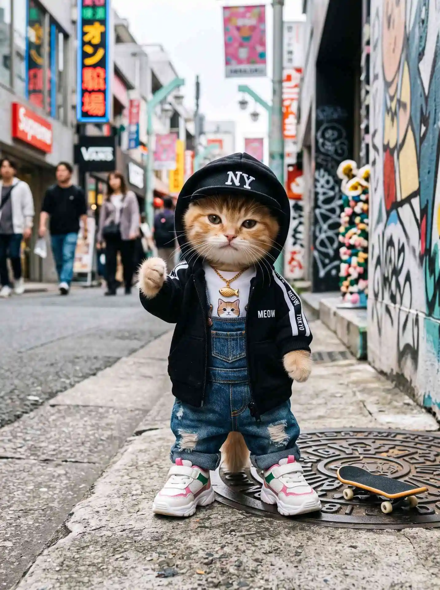 Gato Criança Descolado
