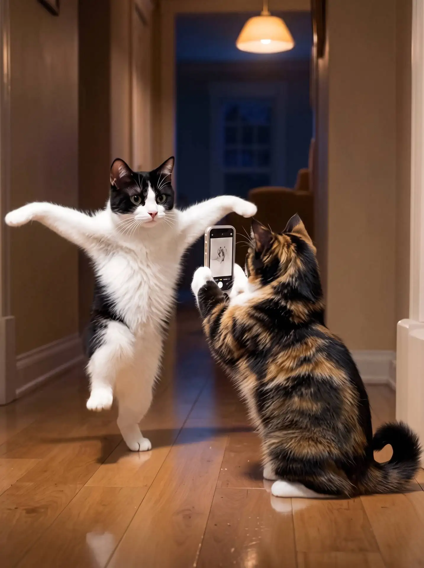 Gato Abre as Asas